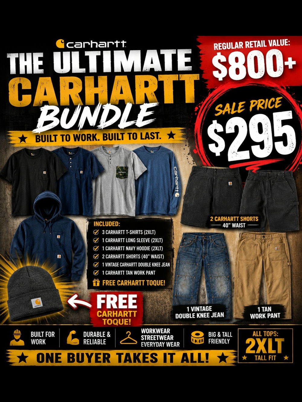 Carhartt Mixed Apparel Bundle